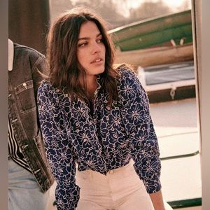 NWT Sezane Mathilda shirt